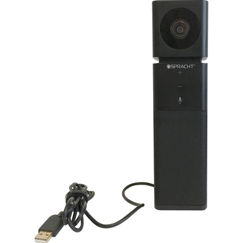 Spracht CC-2020 Video Conferencing Camera, Aura Video Mate, 1080p HD, 120-Degree Wide Angle, USB 2.0, Built-In Mic, Full-Duplex Speaker