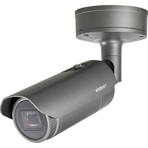 Wisenet extraLUX XNO-6085R 2 Megapixel Indoor/Outdoor Full HD Network Camera - Color - Bullet - 229.66 ft Infrared Night Vision - H.265, H.264 (MPEG-4 Part 10/AVC), MJPEG - 1920 x 1080 - 4.10 mm- 16.40 mm Varifocal Lens - 4x Optical - CMOS - Pole Mount - 