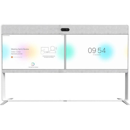 Cisco Webex Room 70D - NO Radio - CMOS - H.323, SIP, H.239, H.245, H.460.18/19 - Point-to-Point - 30 fps - H.265, H.264, H.239 - G.729, G.711, G.722, G.722.1, AAC-LD, OpusAudio Line In - Audio Line Out - USB - Wireless LAN - Internal Microphone(s) - Wall 