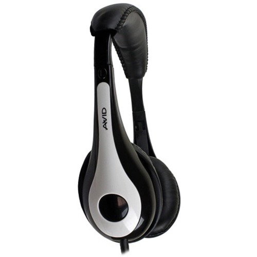AVID AE-35 LIGHT WEIGHT HEADPHONE WITH BRAIDED NYLON CORD WHITE - Stereo - Mini-phone (3.5mm) - Wired - 32 Ohm - 20 Hz to 20 kHz - Over-the-head - Binaural - Circumaural - 6 ft Cable - White - 5