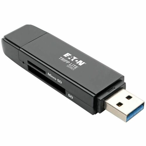 Tripp Lite USB-C Memory Card Reader, 2-in-1 USB-A/USB-C, USB 3.1 Gen 1, USB Type C, USB Type-C - 2-in-1 - SD, SDHC, SDXC, microSD, Dual-Voltage Reduced Size MultiMediaCard (DV-RSMMC), Reduced Size MultiMediaCard (MMC), MMCplus, TransFlash, microSDHC - USB
