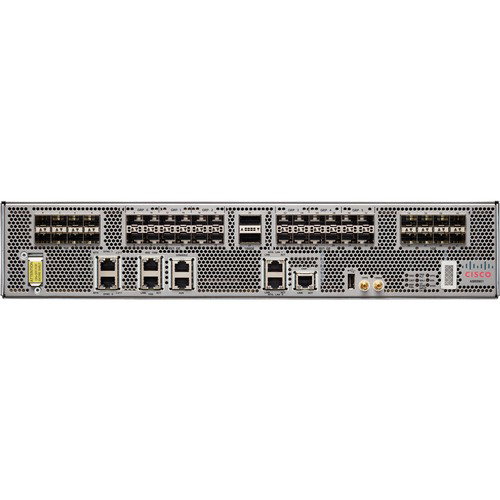 Cisco ASR 9901 120G Router - 42 Ports - Management Port - 42 - 100 Gigabit Ethernet - 2U - Rack-mountable - 1 Year