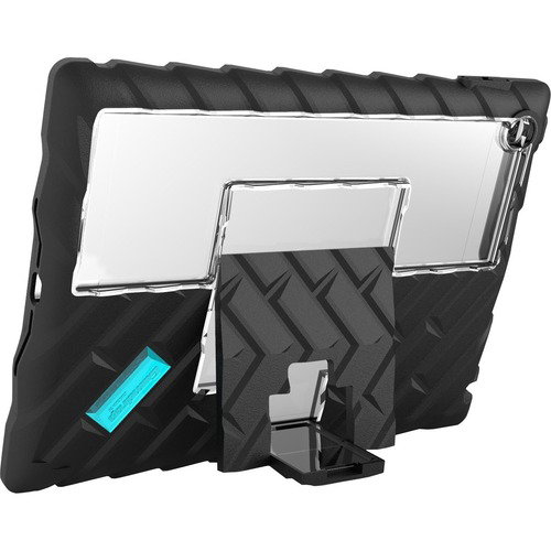 Gumdrop DropTech Rugged iPad 6th Gen Case - For Apple iPad (5th Generation), iPad (6th Generation) Tablet - Clear, Black - Scratch Resistant, Drop Resistant, Shock Absorbing, Smudge Resistant, Spill Resistant - Reinforced Rubber - 9.7" Maximum Screen Size