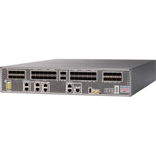 Cisco ASR 9901 Router - 42 Ports - Management Port - 42 - 100 Gigabit Ethernet - 2U - Rack-mountable - 1 Year