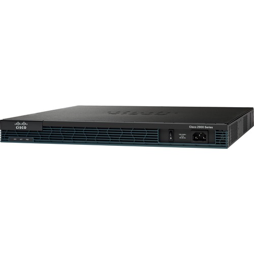Cisco 2901 Router - Refurbished - 2 Ports - PoE Ports - Management Port - 7 - Gigabit Ethernet - 1U - Rack-mountable - 90 Day