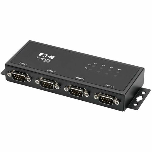 Tripp Lite USB to Serial Adapter Converter RS-422/RS-485 USB to DB9 4-Port - External - USB Type B - PC, Mac, Linux - 4 x Number of Serial Ports External