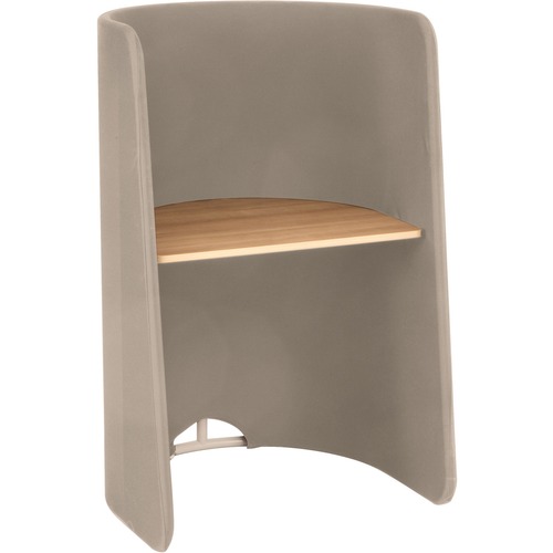 Safco Roam Touchdown Workstation - Beech Rectangle, Laminated Top - 34" Table Top Width x 24" Table Top Depth - 51.50" Height x 33" Width x 30" Depth - Assembly Required - 1 Each