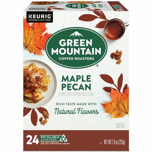 Green Mountain Coffee Roasters, Maple Pecan Light Roast, K-Cup Pods, Kosher, for Keurig K-Cup Brewers, 24/PK