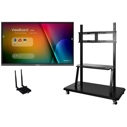 ViewSonic ViewBoard IFP8650-E2 Collaboration Display - 86" LCD - ARM Cortex A53 1.20 GHz - 2 GB - Infrared (IrDA) - Touchscreen - 16:9 Aspect Ratio - 3840 x 2160 - LED - 350 Nit - 1,200:1 Contrast Ratio - 2160p - USB - HDMI - VGA - Android 5.1 Lollipop