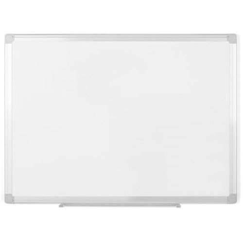 MasterVision Dry-Erase Board, Wall-Mount, Earth Series, 36" W x 24" H, White Enamel, Scratch-Resistant, Magnetic Backing, Pen Tray