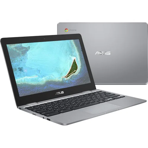 Asus Chromebook 12 C223 C223NA-DH02 11.6" Chromebook - HD - 1366 x 768 - Intel Celeron N3350 Dual-core (2 Core) 1.10 GHz - 4 GB Total RAM - 32 GB Flash Memory - Gray - ChromeOS - Intel HD Graphics 500 - Front Camera/Webcam - 10 Hours Battery Run Time - IE