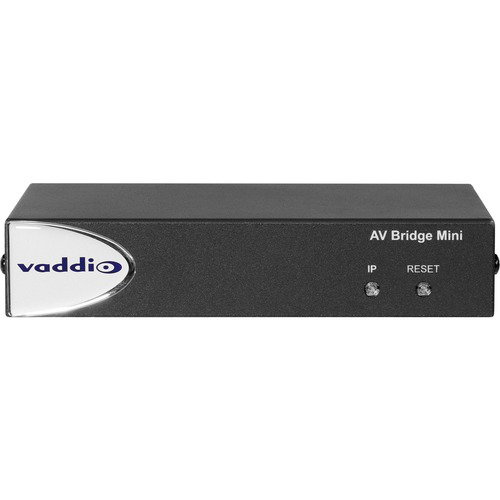 Vaddio AV Bridge Mini - Audio/Video Encoder for Video Conferencing - Functions: Video Streaming, Video Encoding, Video Capturing, Audio Encoder - 3840 x 2160 - Network (RJ-45) - USB - Rack-mountable