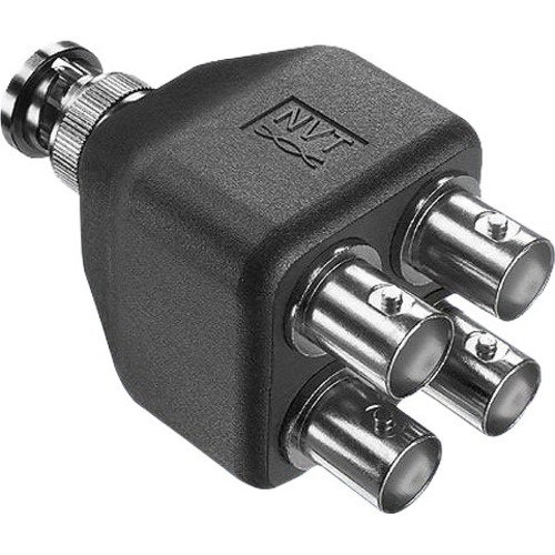 NVT Phybridge Video Adapter - 1 x BNC Video Male - 4 x BNC Video Female