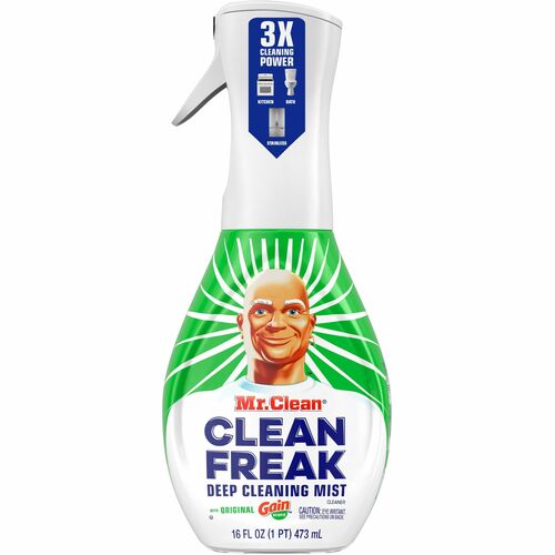 Mr Clean, Surface Cleaner, Clean Freak, 16 fl oz Spray, Gain Scent, Disinfecting, Deodorizing, Multi-Surface