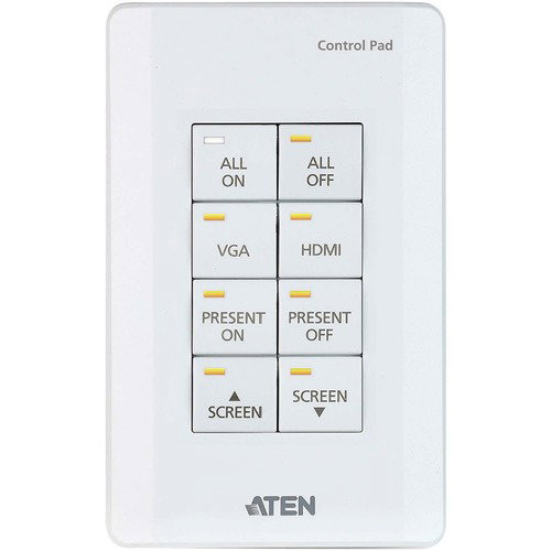 ATEN VK0100 8-button Control Pad (US, 1 Gang) - Wired