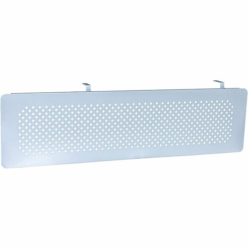 Boss Simple System 48 x 18 Modesty Panel - 16" Height x 48" Width x 0.2" Depth - Material: Metal - Finish: Silver