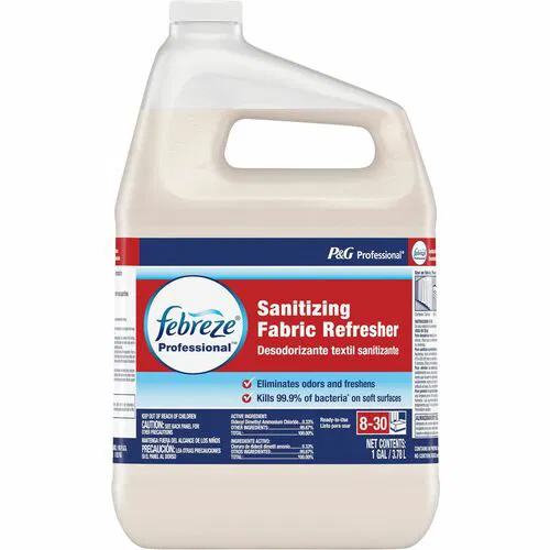 Febreze Fabric Cleaner, Professional, Sanitizing Ready-to-Use, 128 fl oz (1 gal), Fresh Scent, 3/CT