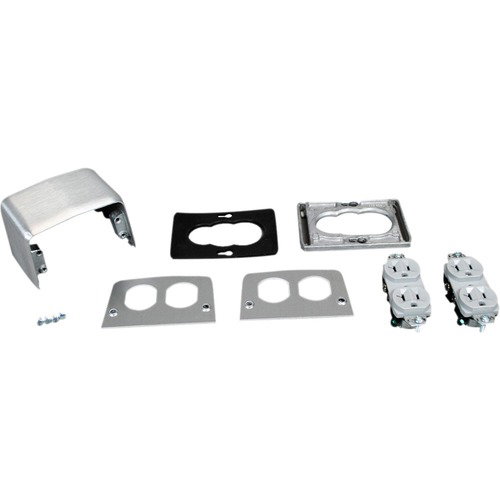 Wiremold 525 Series Four-Piece Power Service Fitting - 4 x AC - 20 A