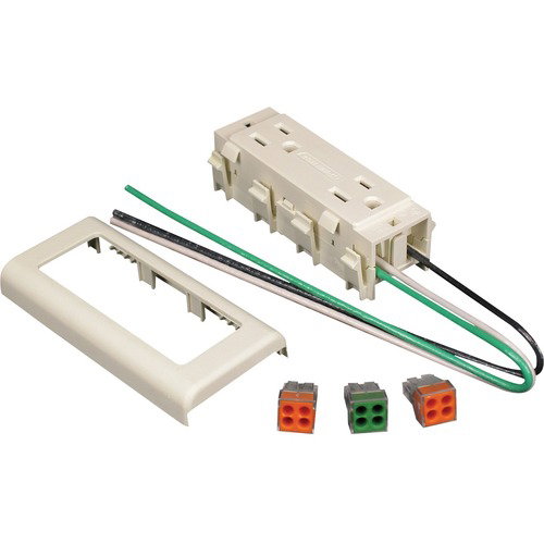 Wiremold 2400 15A Duplex Receptacle Fitting - 15 A