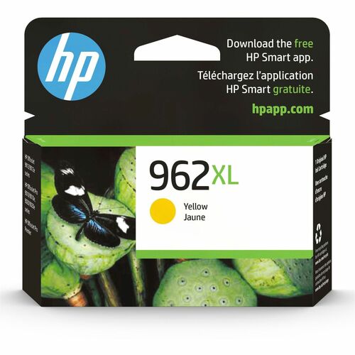 HP 962XL (3JA02AN) Ink Cartridge, Original Yellow High-Yield, 1,600 Page Yield, for OfficeJet Pro 9015/9020/9025