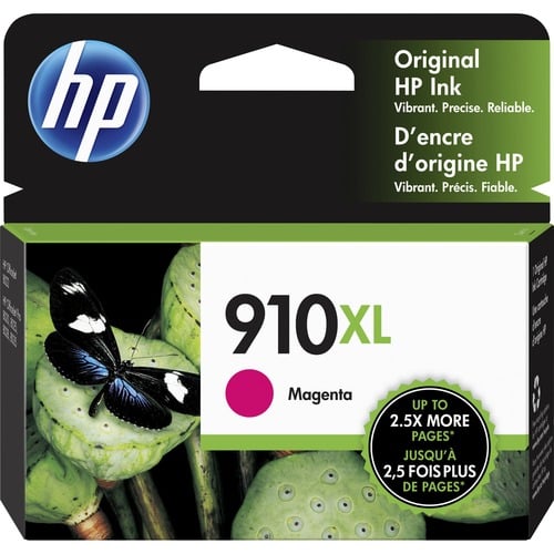 HP 910XL (3YL63AN) Original Ink Cartridge, Magenta, High Yield, 825 Pages, for OfficeJet Pro 8025/8035