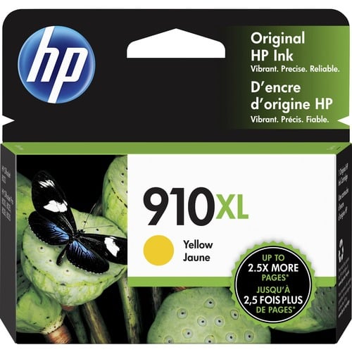 HP 910XL (3YL64AN) Original Ink Cartridge, Yellow, High Yield, 825 Pages, for OfficeJet Pro 8025/8035