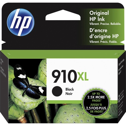 HP 910XL, (3YL65AN) Ink Cartridge, Black, High Yield, 825 Page Yield, for OfficeJet Pro 8025/8035