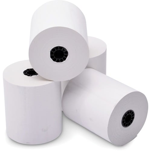 ICONEX 3-1/8" Thermal POS Receipt Paper Roll - 3 1/8" x 230 ft - White - 50 / Carton