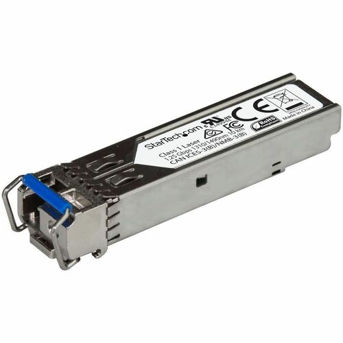 StarTech.com Juniper SFP (mini-GBIC) Module - For Optical Network, Data Networking - 1 x LC 1000BASE-BX40-U Network - Optical Fiber - Single-mode - Gigabit Ethernet - 1000BASE-BX40-U - Hot-swappable - 1 Each