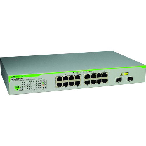 Allied Telesis AT-GS950/16 16 Port Gigabit WebSmart Switch - 16 x 10/100/1000Base-T