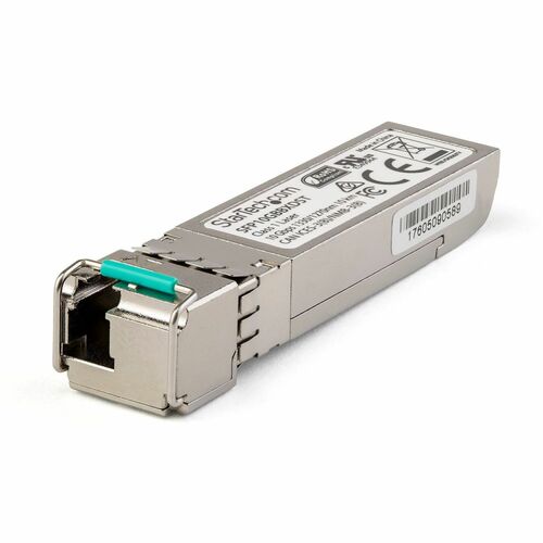 StarTech.com Dell EMC SFP-10G-BX10-U Compatible SFP+ Transceiver Module - 10GBase-BX10 - For Data Networking, Optical Network - 1 x LC Duplex 10GBASE-BX10-U Network - Optical Fiber - Single-mode - 10 Gigabit Ethernet - 10GBASE-BX10-U - Hot-swappable - 1 E