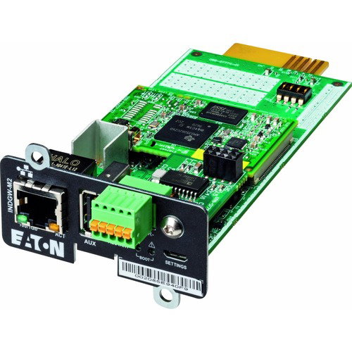 Eaton Cybersecure Gigabit Industrial Gateway Card for UPS and PDU, UL 2900-1 and IEC 62443-4-2 Certified - Mini X-slot