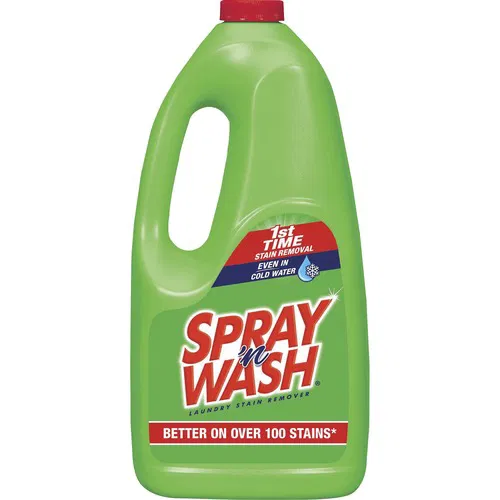 Spray N Wash Stain Remover, Laundry, 60 fl oz, Cold Water Formula, Spray Bottle, Easy-Pour Handle, 6/CT
