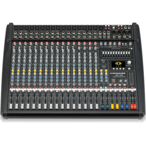 Dynacord 16-channel Compact Mixing System - Digital - 16 Channel(s) - 2 Effects(s) - MIDI Input, MIDI Output - USB