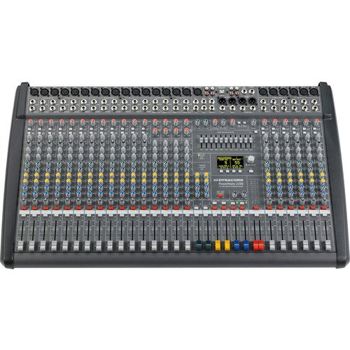 Dynacord 22-channel Compact Power-Mixer - Digital - 22 Channel(s) - 2 Effects(s) - MIDI Input, MIDI Output - USB