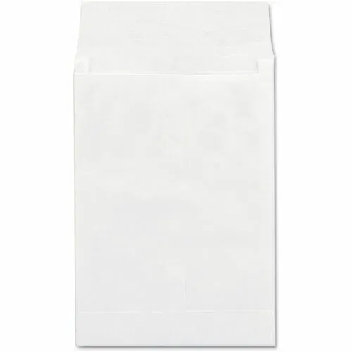Universal Envelope - Catalog - #13 1/2 - 18 lb - Self Adhesive - White - Tyvek - 100 / Box