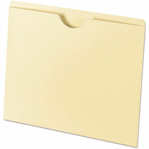 Universal Letter File Jacket - 8 1/2" x 11" - 1/2" Expansion - Paper, Manila - Manila - Unpunched - 100 Box