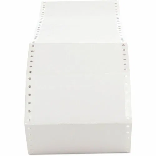 Universal Shipping Label - - HeightPermanent Adhesive - Rectangle - Dot Matrix - White - Paper - 3000 / Box