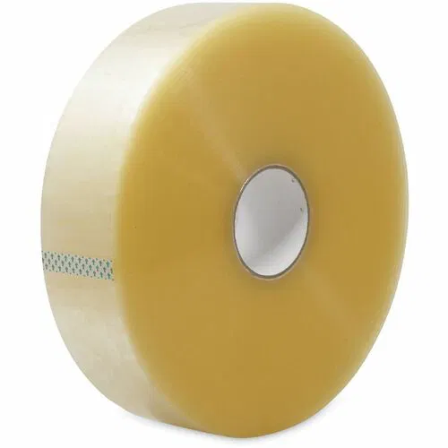 Universal Clear Packaging Tape, 3" Core, 72 mm x 1,371 m, Clear, 4/Carton - 1499.34 yd Length x 2.83" Width x 2 mil Thickness - 3" Core - Clear - Synthetic Rubber - Plastic Backing - 4 / Carton