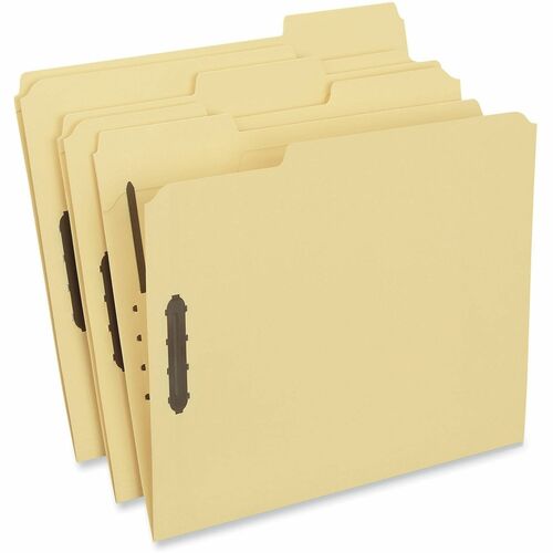 Universal Classification Folder, Letter, 1/3 Tab, Top Tab, Assorted Positions, 3/4 in Expansion, 2 Fasteners, 2 in Capacity, Yellow, 50/Box