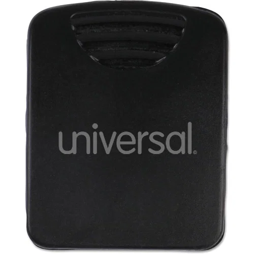 Universal Fabric Panel Wall Clips, 25 Sheet Capacity, Black, 20/Pack - Standard - 5.3" Length x 2.8" Width - 25 Sheet Capacity - Black - Plastic - 20 / Pack