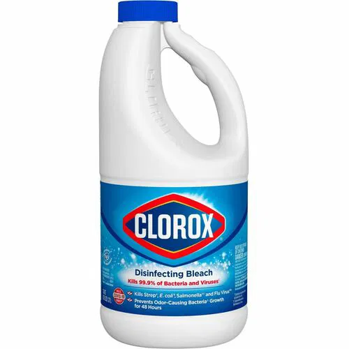 Clorox Disinfecting Bleach Concentrate, Regular Scent, 43 fl oz, Household/Commercial