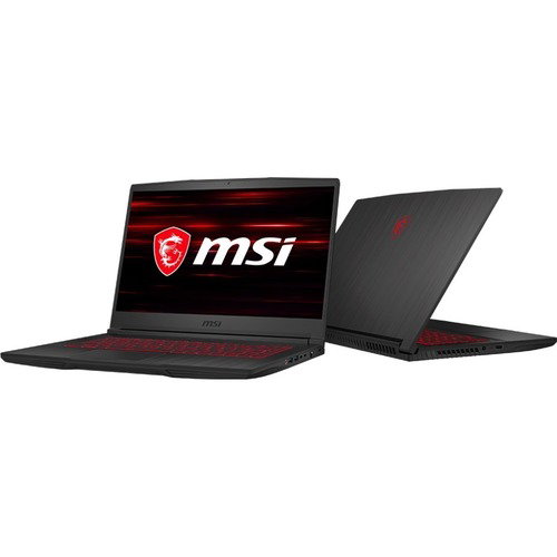 MSI GF65 Thin 9SEXR GF65 Thin 9SEXR-838 15.6" Gaming Notebook - Full HD - 1920 x 1080 - Intel Core i7 9th Gen i7-9750H 2.60 GHz - 8 GB Total RAM - 512 GB SSD - Black - Windows 10 Home - NVIDIA GeForce RTX 2060 with 6 GB - In-plane Switching (IPS) Technolo