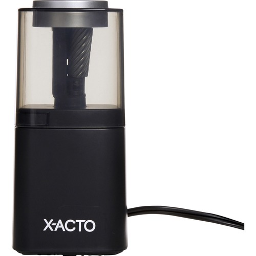 Elmer's Powerhouse Electric Pencil Sharpener, Black, Pencil Saver Vertical Sharpening, Anti-Clog Cutter, SafeStart Motor