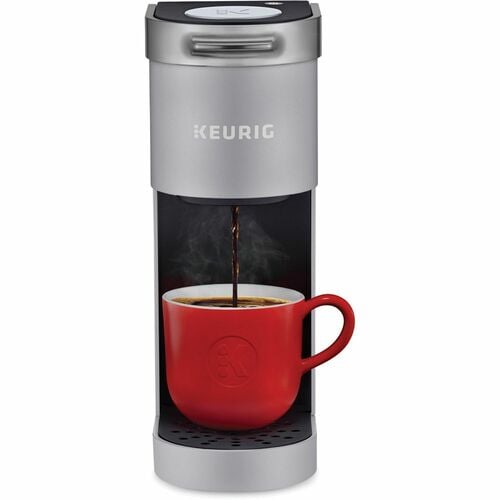 Keurig Capsule Coffee Machine, Hospitality Countertop, K-Suite, Brews 6-8 oz Single-Serve, Removable Drip Tray, Mug Sensor, Black/Silver