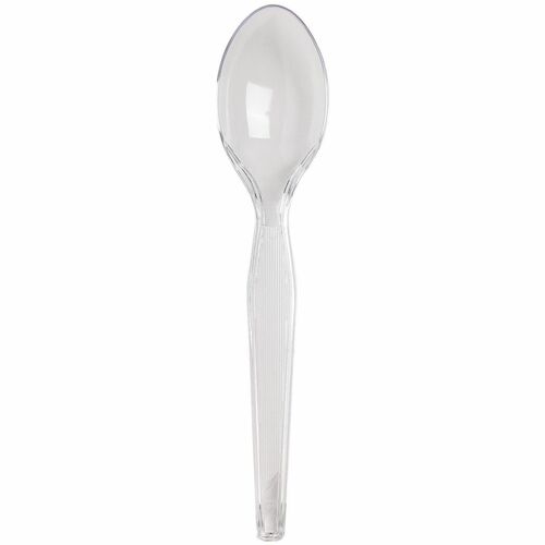 Dixie, Teaspoon, Breakroom, 6" Heavyweight Polystyrene, Clear, 1000/CT