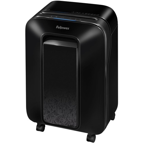 Fellowes Paper Shredder, Cross-Cut, 12-Sheet Capacity, Jam Proof System, SafeSense, 10-Min Run Time, Staples, Paper Clips, Credit Cards
