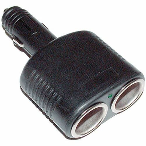 Lind Dual Outlet Auto Power Adapter - For Multiple Device - 12V DC