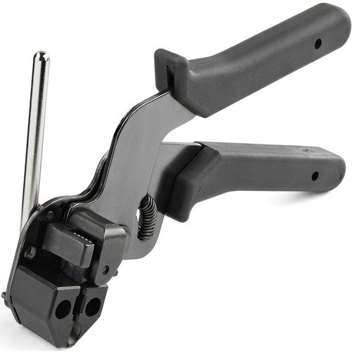 StarTech.com Metal Cable Tie Tool - Metal Ties Tightener Tool - Stainless Steel Zip Tie Wrap Installation Gun - Tensioning & Cutting Tool - Metal cable tie tool gun quickly & easily installs 316SS stainless steel ties - One-squeeze mechanism tightener - T