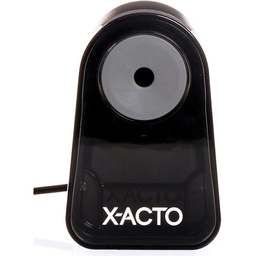 X-Acto Electric Pencil Sharpener, Mighty Mite, AC Powered, Pencil Saver Vertical Sharpening, SafeStart Motor, Black